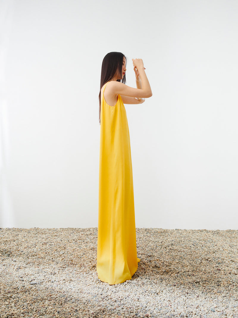 Nocturne Rope Suspended Jumpsuit Yellow