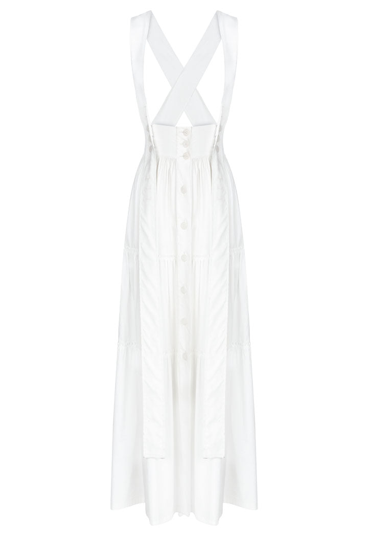 Nu Dress Cap N/Sl Off White - Wardrobe Fashion