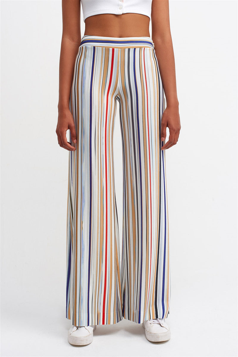 NU Striped Palazzo Trouser Multicolor