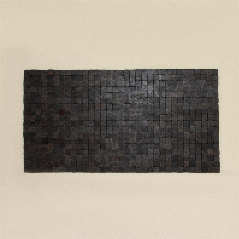 Chakra Costa Wooden Mat 60X100Cm Black