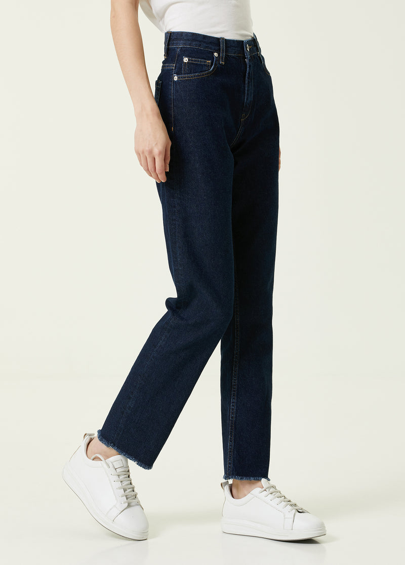 Beymen Collection Piping Detail Trouser Blue