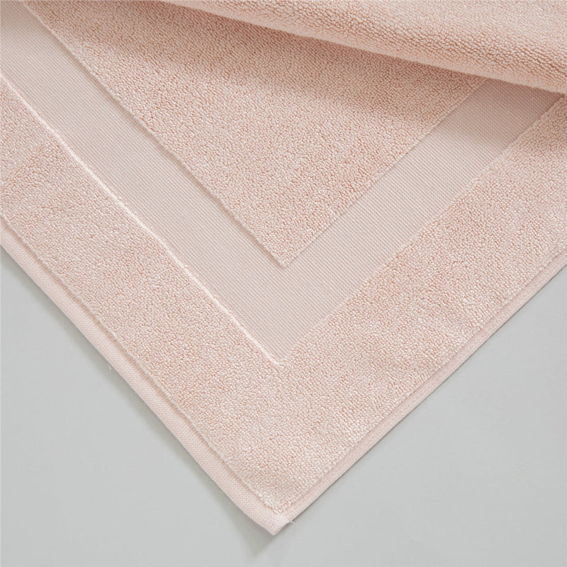 Chakra Bamboo Frame Foot Towel 50X70Cm Light Pink