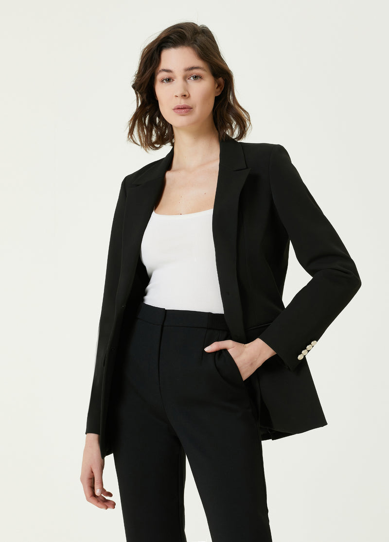 Beymen Collection Butterfly Collar Blazer Black