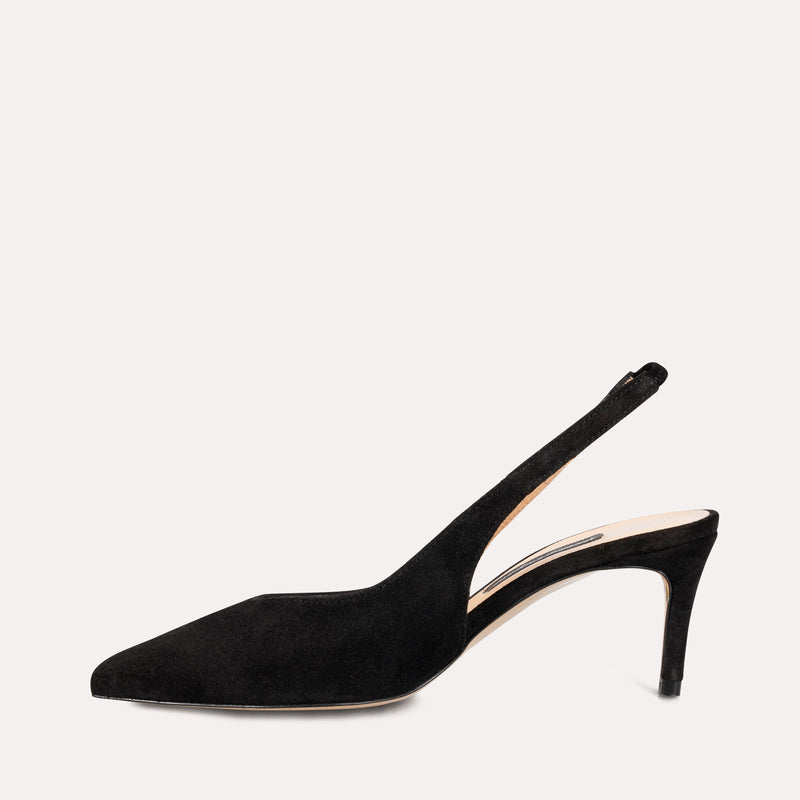 Neslihan Canpolat Leather Suede Rubber Stiletto Black